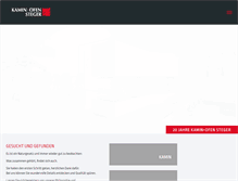 Tablet Screenshot of kamine-walldorf.de